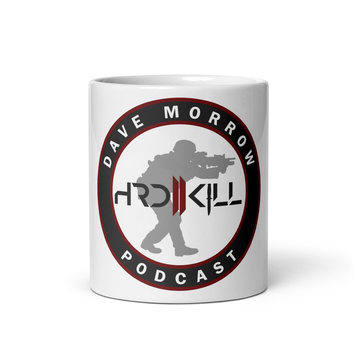 White glossy mug